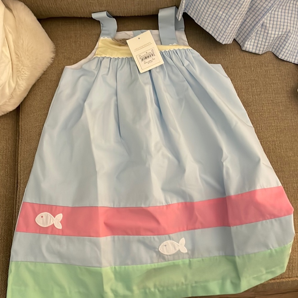 Rosemary ric rac dress-fish